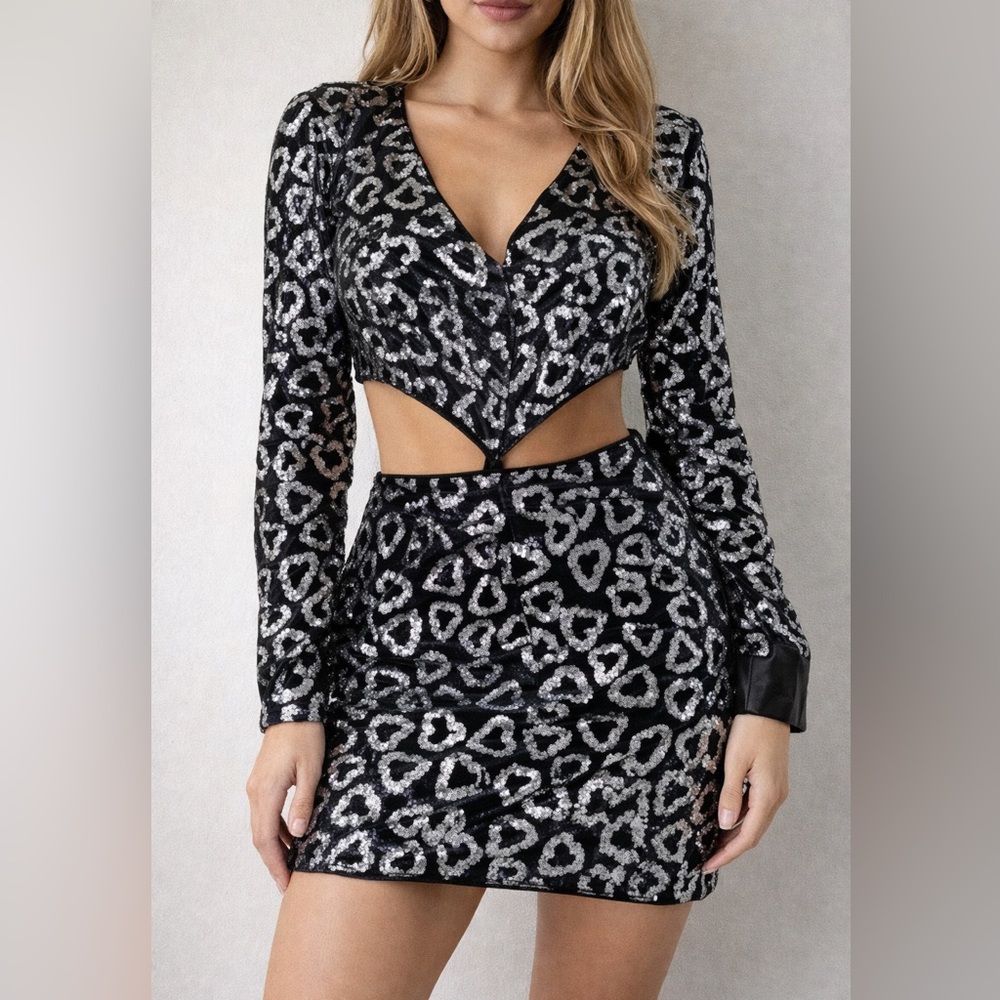 Fashion Nova 2 piece mini skirt set